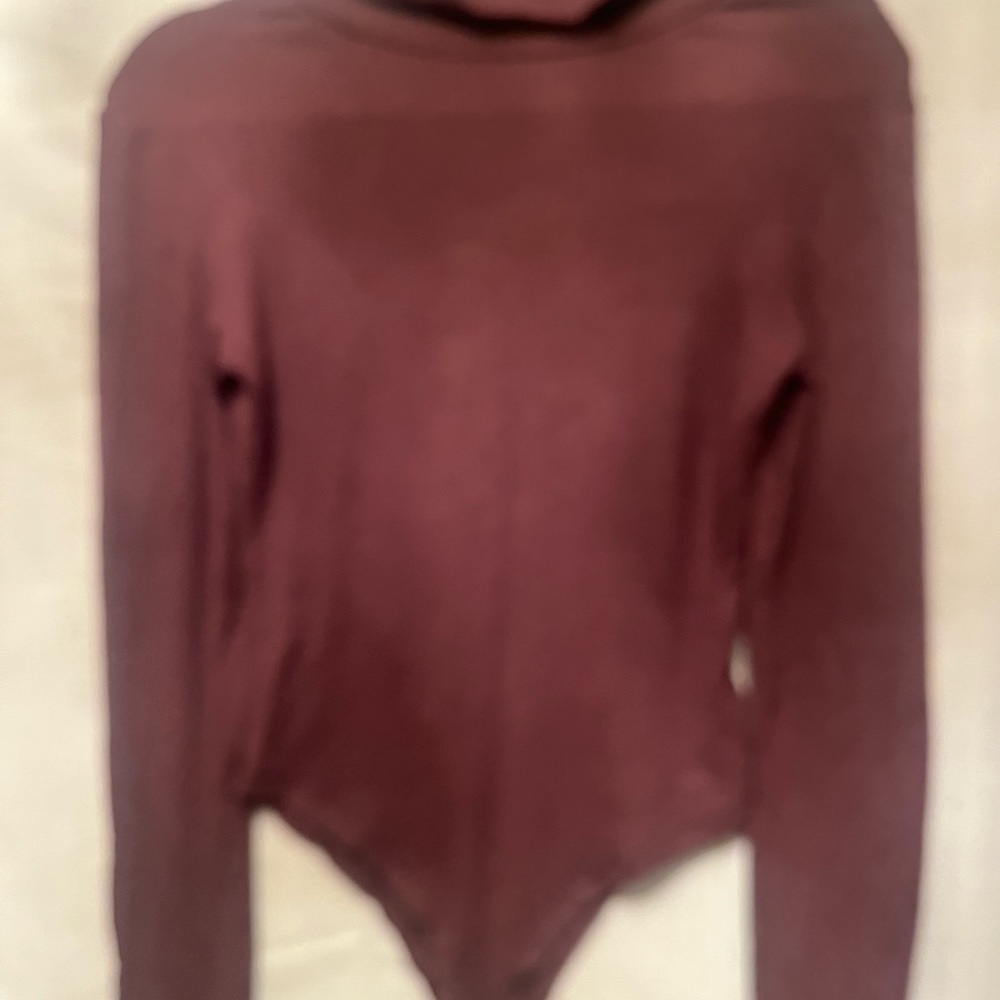 Elegant coco brown super soft‎  Long Sleeve body suit